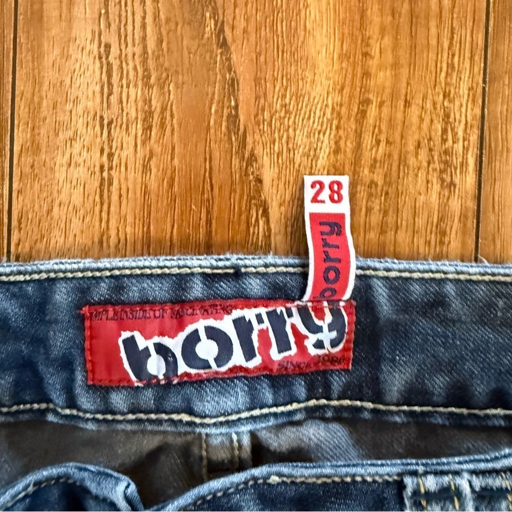 BORRY Women's 90’s Classic Blue Straight Bootcut Jeans Denim Pants Size 28 - Picture 2 of 9